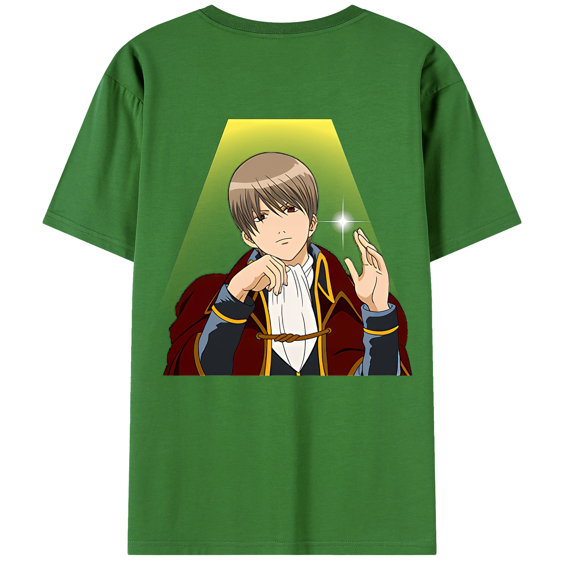（画像用） ぎんたま 坂田銀時（さかたぎんとき） 神楽 志村新八（しむら しんぱち） GINTAMA Sakata Gintoki Kagura Shimura Shinpachi レディース半袖Tシャツ(バックプリント)